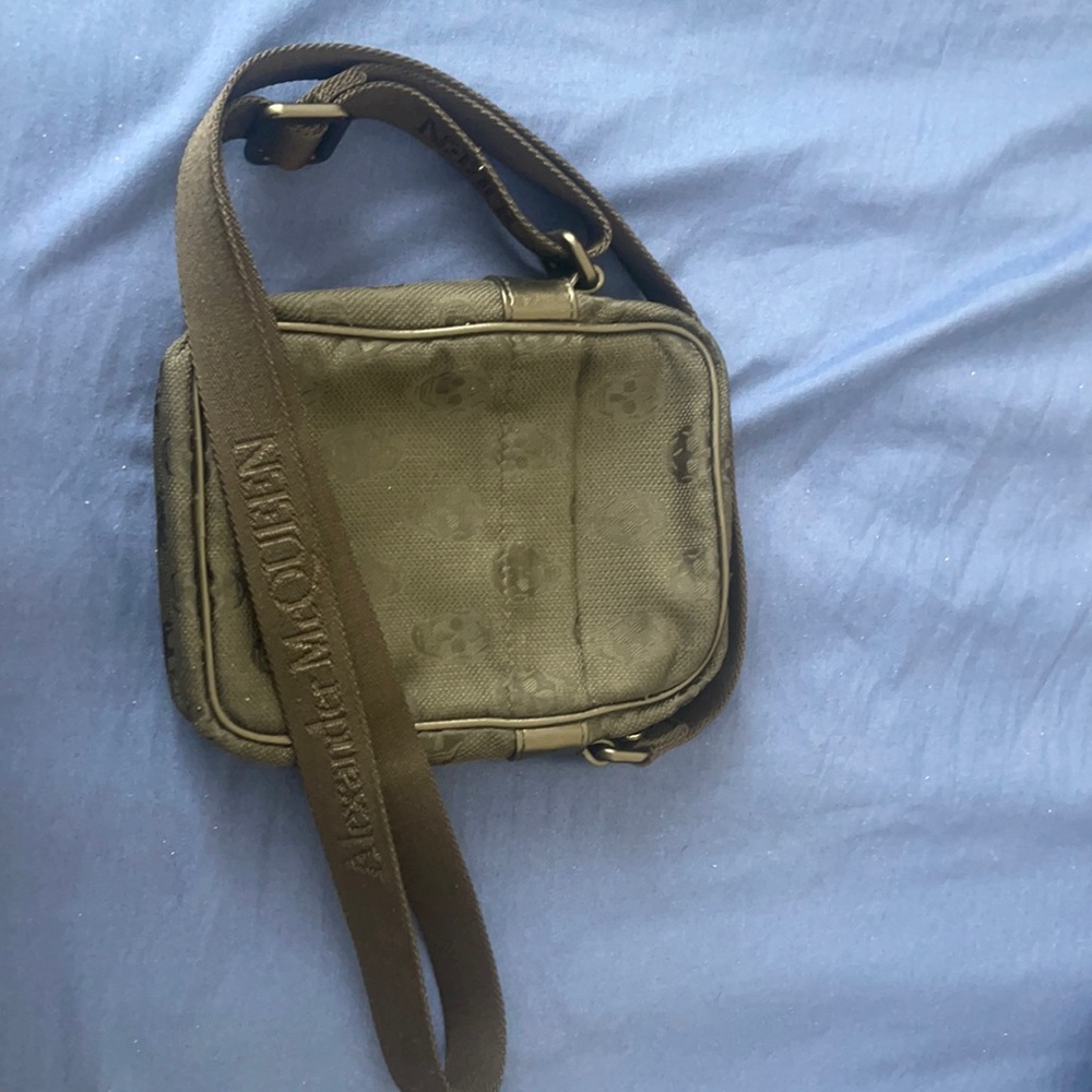 Alexander mcqueen Skull print messenger bag